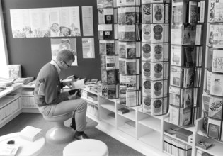 Book store Krauthammer, Zurich 1970.