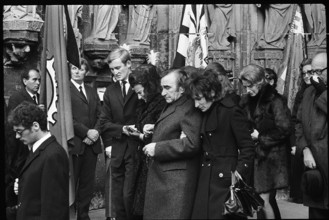 Jo Siffert's funeral, Fribourg 1971.
