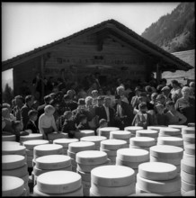 Distribution of cheese in the Justistal Valley, 1964.