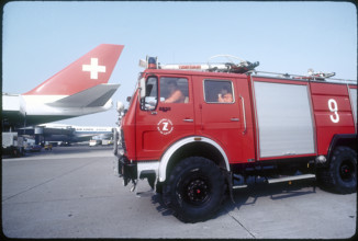 Fire Engine, Airport Zurich-Kloten, 1984.