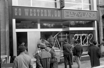 Basle; Hazyland, Hazy Osterwald's night club near completion; 1969.