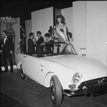 Election of Miss Switzerland 1966: Hedy Frick.