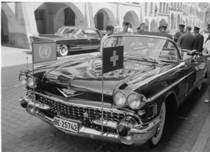 Sithu U Thant in Bern 1962: State coach, limousine.