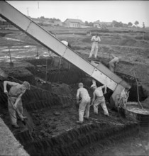 Peat extraction near Ins 1942.