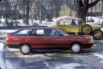 Audi 100 Avant and Audi Sportwagen 1914, 1983.