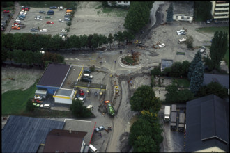 The 1993 flood of Brigue.