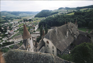 Castle of Lucens, 1974.