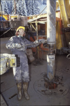Oil drilling site Finsterwald.