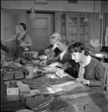 Women during World War 2; school for women's work; 1939.