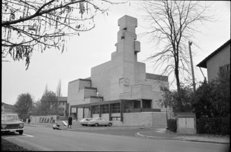 Saatlen protestant church, Zurich 1964.