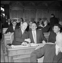 Paul Chaudet, congratulation to election, 1954.
