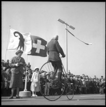 Inauguration of the St. Alban bridge; 1955.
