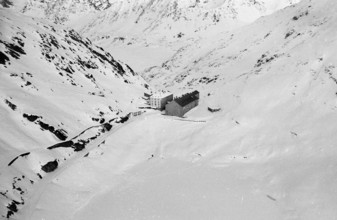 Hospice on the Grosser St. Bernhard 1968.