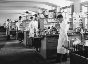 ETH Zurich, laboratory, Institute for Chemistry, 1955.