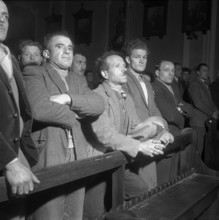 St. Barbara day in Cavergno, 1952.