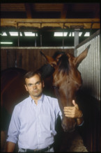 Willi Melliger and his horse Quinta.