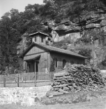 Protestant church in Biasca 1944.