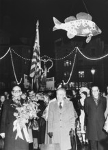 Alphons Egli, reception in Luzern, 1982.
