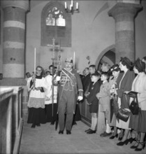 Monastery church St-Maurice 1949.