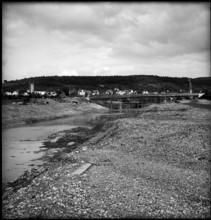 Wildegg-Brugg power station, building site around 1951.