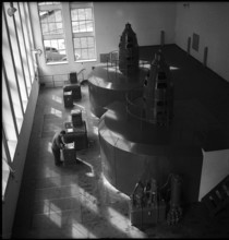 Turbine room, Juliawerk Tiefencastel 1949.