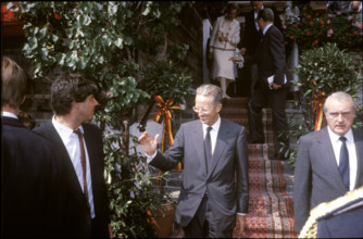 King Baudouin of Belgium 1985.