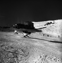 Glacier pilot Hermann Geiger, Rocher de Naye VD, 1958.