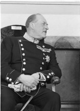 King Olav of Norway, reception at the Federal Council 1968.