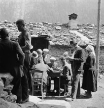 Distribution of the mountain pastures in the Loetschental, 1941.