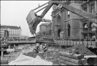 Building Site of Shopville, Zurich 1968.