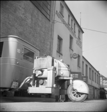 Bus with gas engine , 1946.