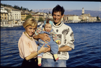 Rominger family at the Lake Garda 1990.