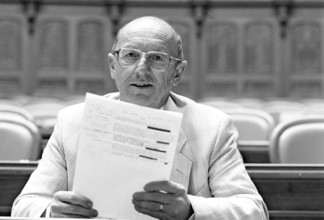 Hansjurg Weder with his file 1990.