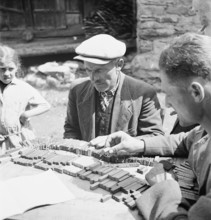 Distribution of the mountain pastures in the Loetschental, 1941.