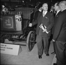23rd Geneva International Motor Show, 1953: opening ceremony.