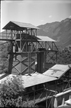 Bitumen mine in Capolago; 1943.