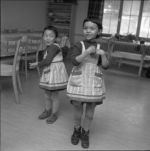 Tibetan girls in Waldstatt 1963.