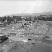 Building site high school Wetzikon 1955.