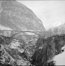Stalden, bridges over the Vispe; 1960.