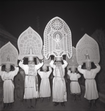 Procession of the light clauses in Kuessnacht in 1940.