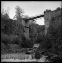 Napoleon's bridge near Brig; 1956.
