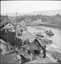 Reconstruction Work at the Central, Zurich 1951