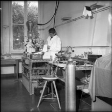 Practical training in laboratory, Institute of chemistry, ETH Zurich 1955