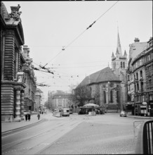 Lausanne: Place St. François, 1956