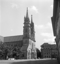 Basel Minster; 1946