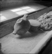 Baking bread in St. Luc, Valais, in 1941