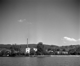Rayon factory in Steckborn, 1947