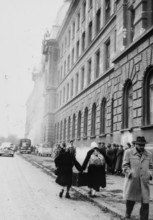 People from Hungary at refugee camp Traiskirchen, Vienna 1956