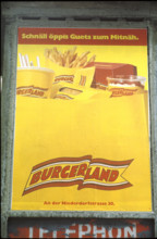 Advertising slogan in Swiss German dialect 1983