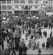 Carnival festivities in Basel, 1945